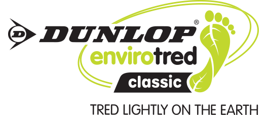 Dunlop EnviroTred classic logo - tred lightly on the earth