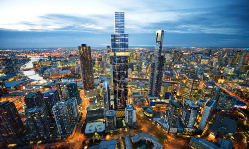 Australia 108 building in city